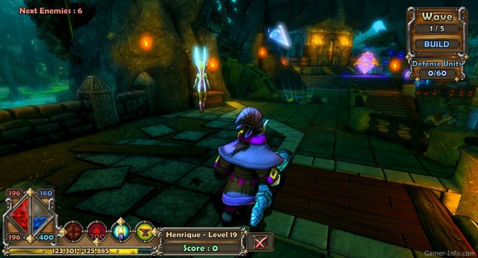 Скриншот игры Dungeon Defenders