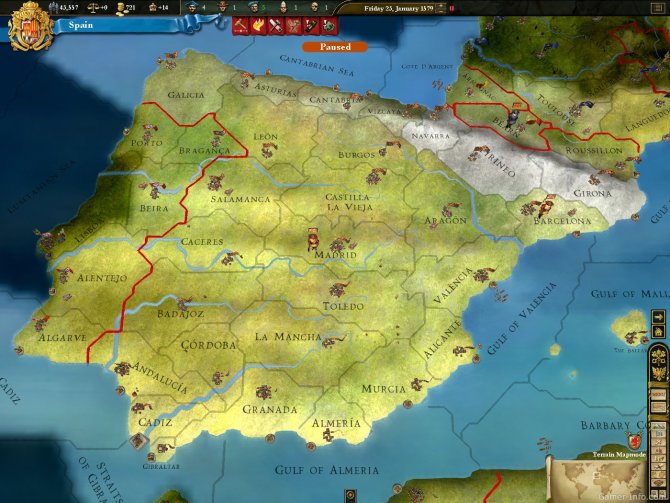 Скриншот игры Europa Universalis III: Heir to the Throne