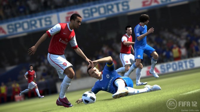 Скриншот игры FIFA 12