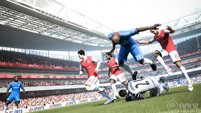 Скриншот игры FIFA 12