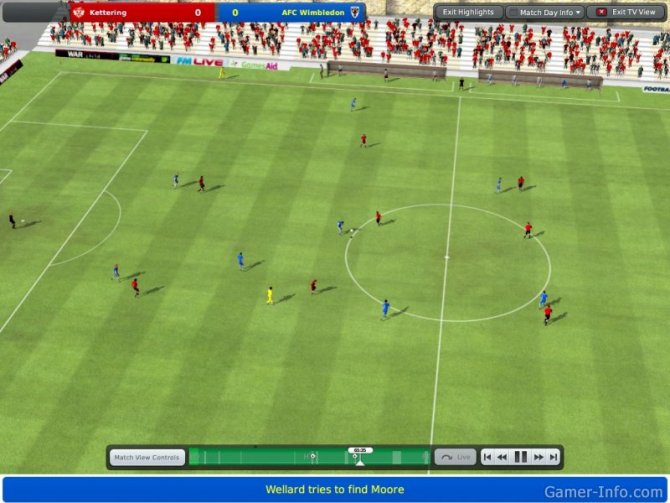 Скриншот игры Football Manager 2011