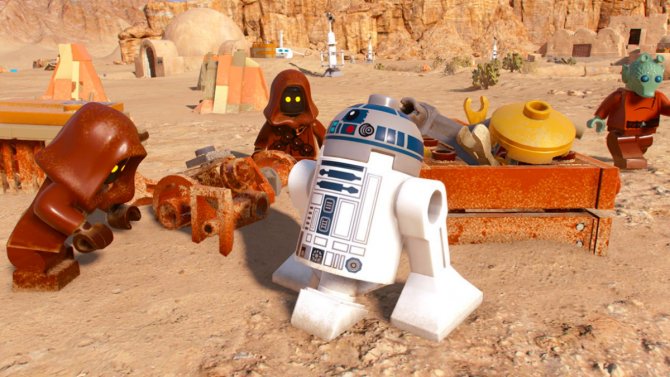 Скриншот игры LEGO Star Wars: The Skywalker Saga