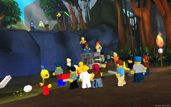 Скриншот игры LEGO Universe