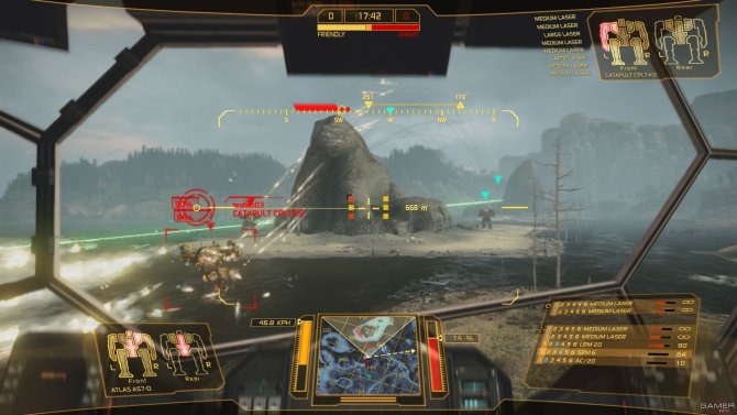 Скриншот игры MechWarrior Online