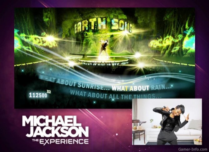 Скриншот игры Michael Jackson: The Experience