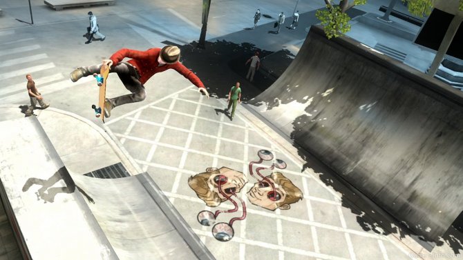 Скриншот игры Shaun White Skateboarding