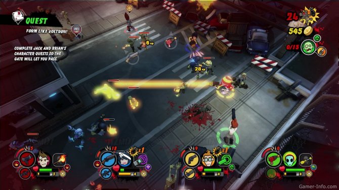 Скриншот игры All Zombies Must Die!