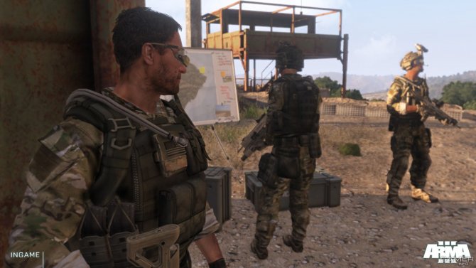 Скриншот игры ArmA 3