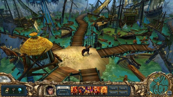 Скриншот игры King's Bounty: Темная Сторона