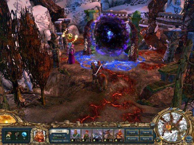 Скриншот игры King's Bounty: Воин Севера