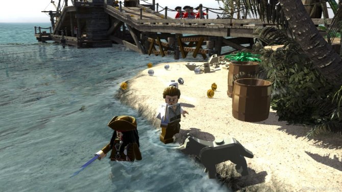 Скриншот игры LEGO Pirates of the Caribbean