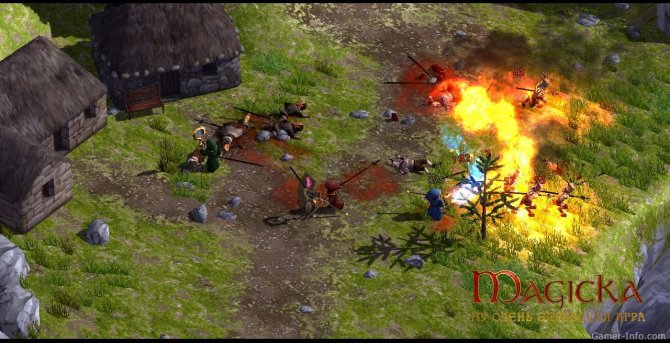 Скриншот игры Magicka
