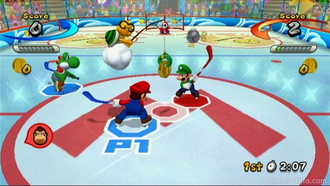 Скриншот игры Mario Sports Mix