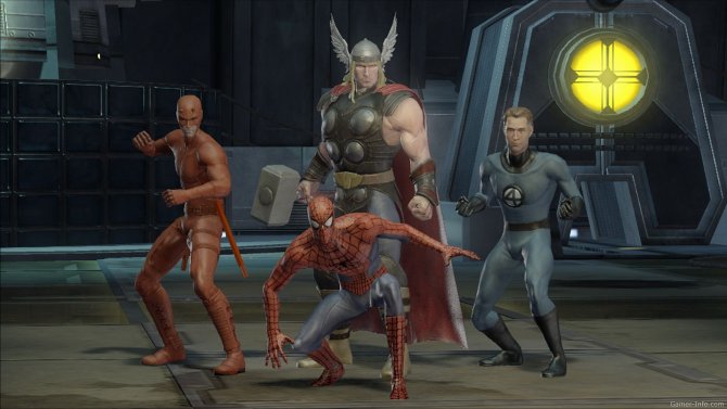Скриншот игры Marvel Ultimate Alliance 2