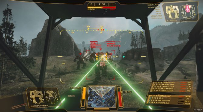 Скриншот игры MechWarrior Online