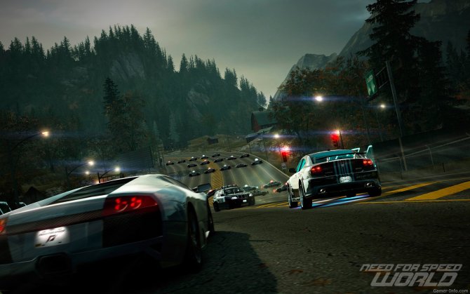 Скриншот игры Need for Speed World Online