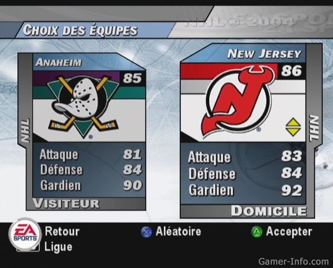 NHL 2004 - скриншоты.