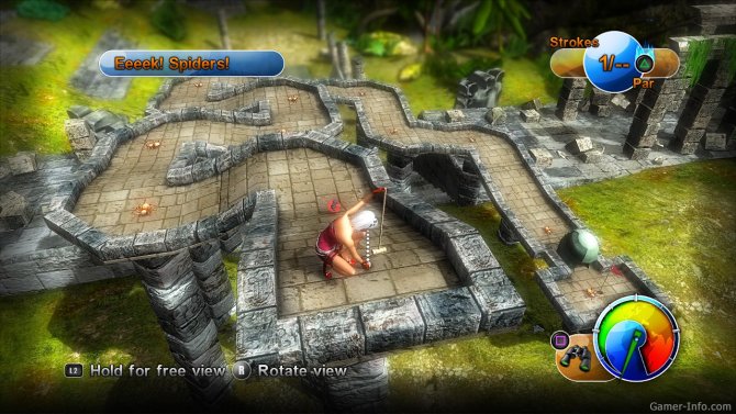 Скриншот игры Planet Minigolf