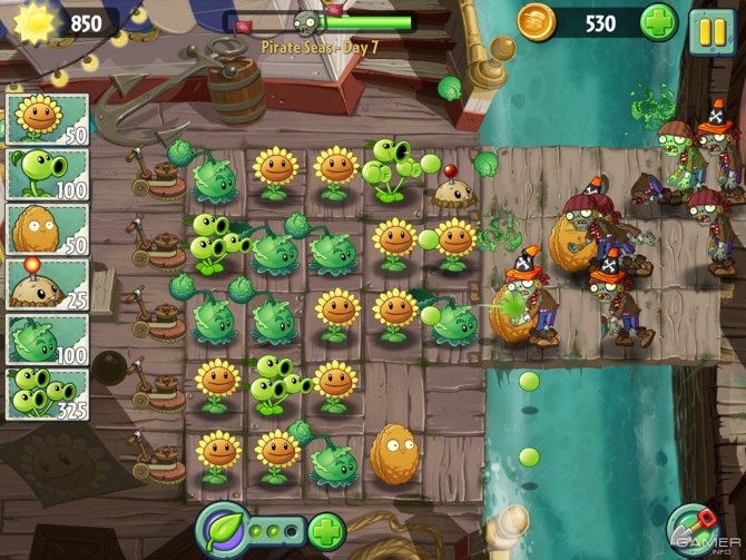 Скриншот игры Plants vs Zombies 2: It’s About Time