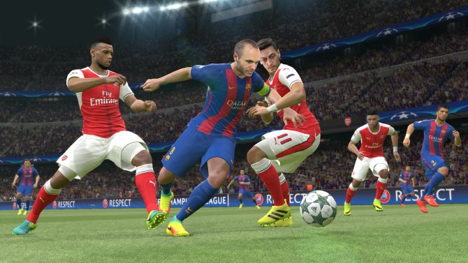 Скриншот игры Pro Evolution Soccer 2017