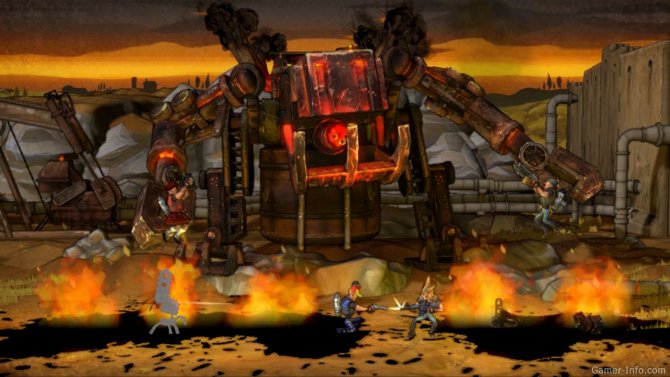 Скриншот игры Shoot Many Robots