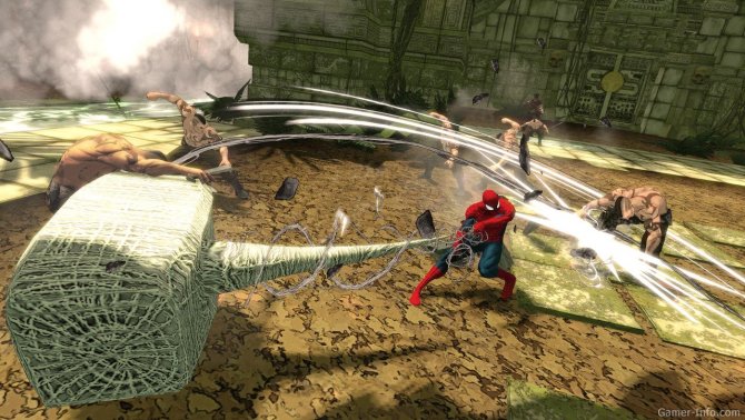 Скриншот игры Spider-Man: Shattered Dimensions