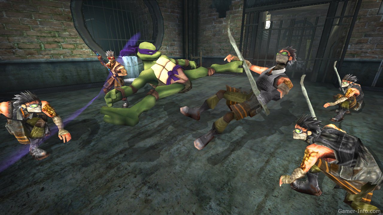 Tmnt Teenager Mutant Ninja Turtles PC-Spiel 2007 Riss