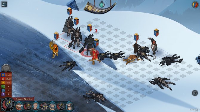 Скриншот игры The Banner Saga