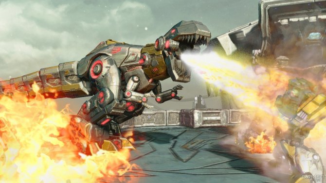 Скриншот игры Transformers: Fall of Cybertron