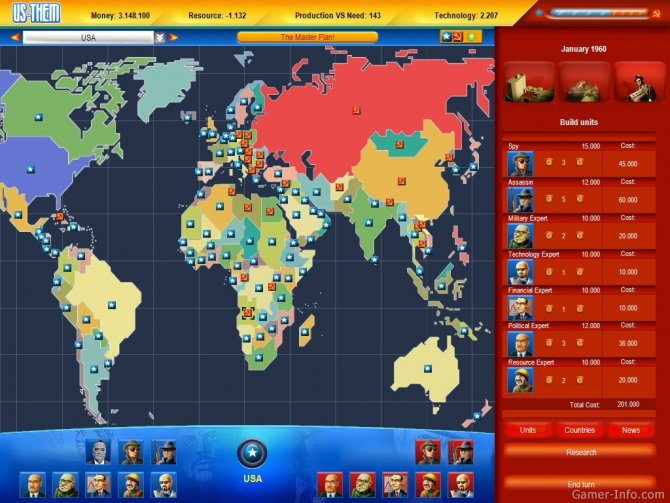 Скриншот игры Us and Them: Cold War