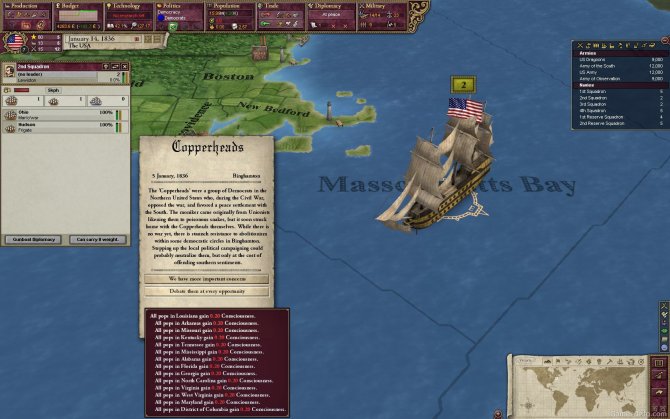 Скриншот игры Victoria II