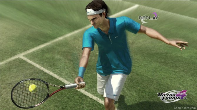 Скриншот игры Virtua Tennis 4